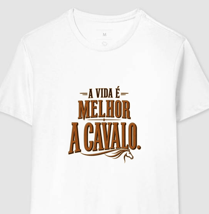 A vida é melhor a cavalo.