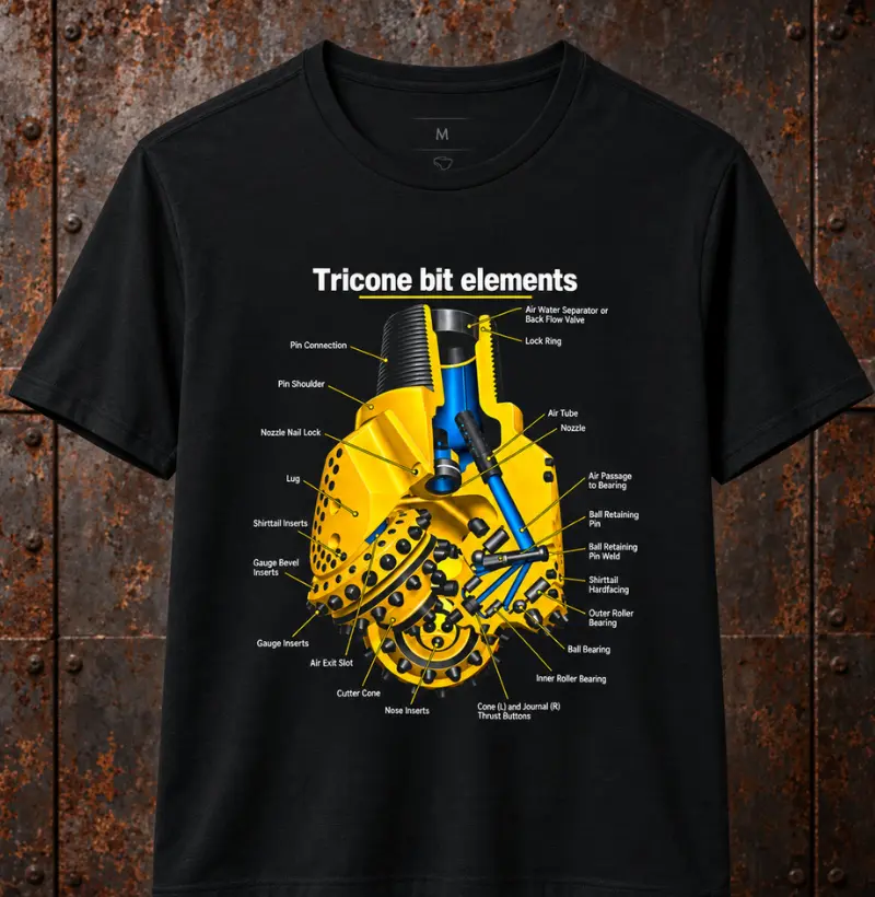 Anatomia da Broca Tricônica - Camiseta