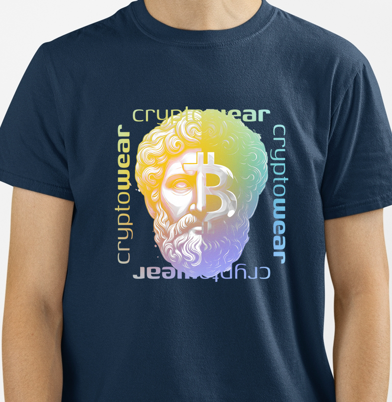 Camisa Bitcoin Arte Grega 1