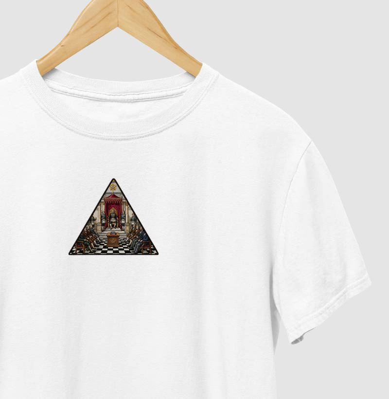 Camisa Maçônica Entre irmãos estilo bordada