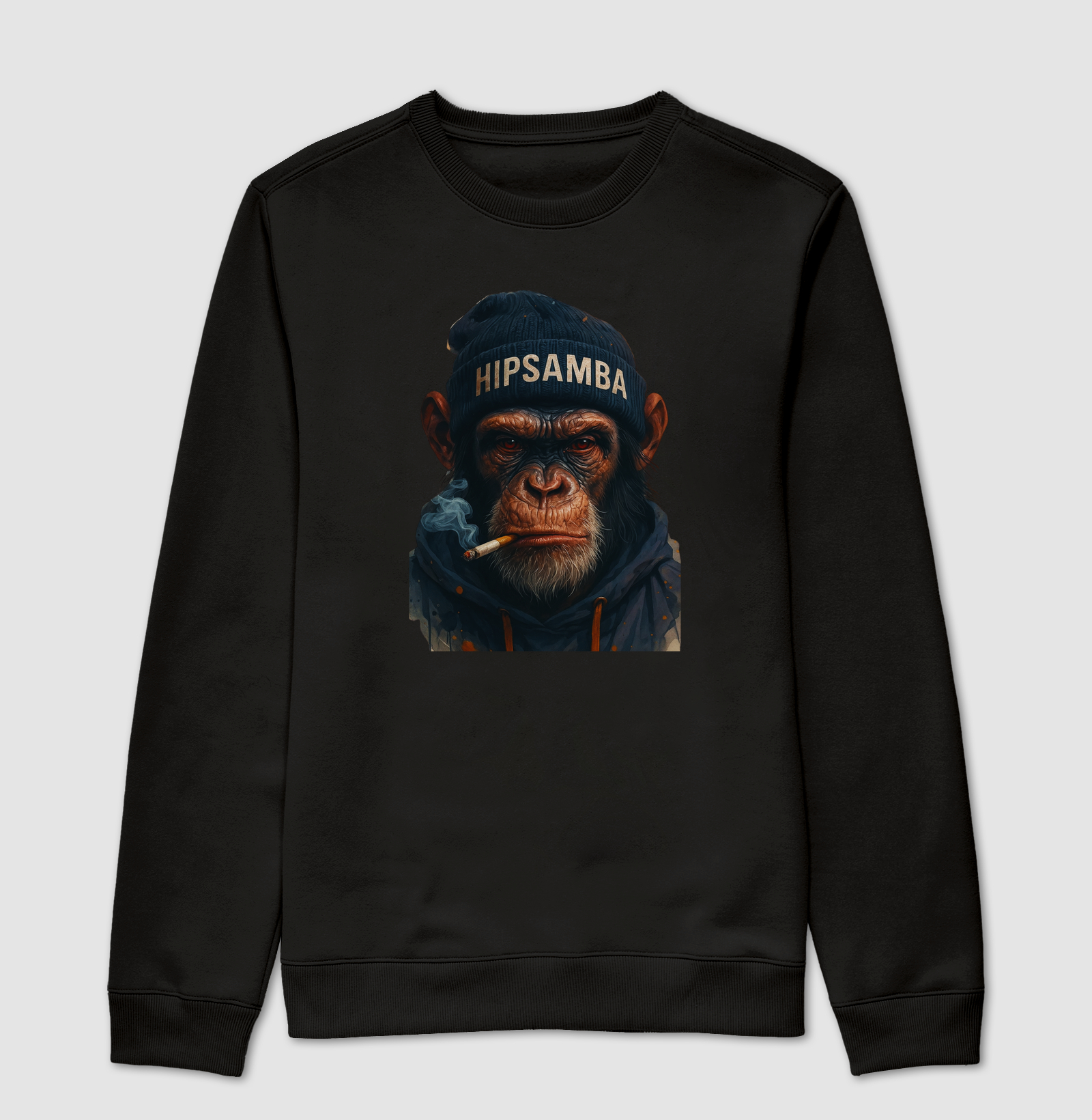 Moletom hoodie macaco samba 