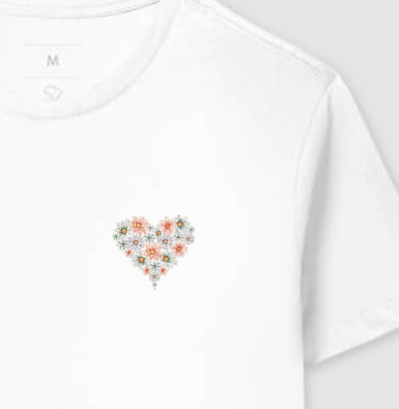 Coração de flores