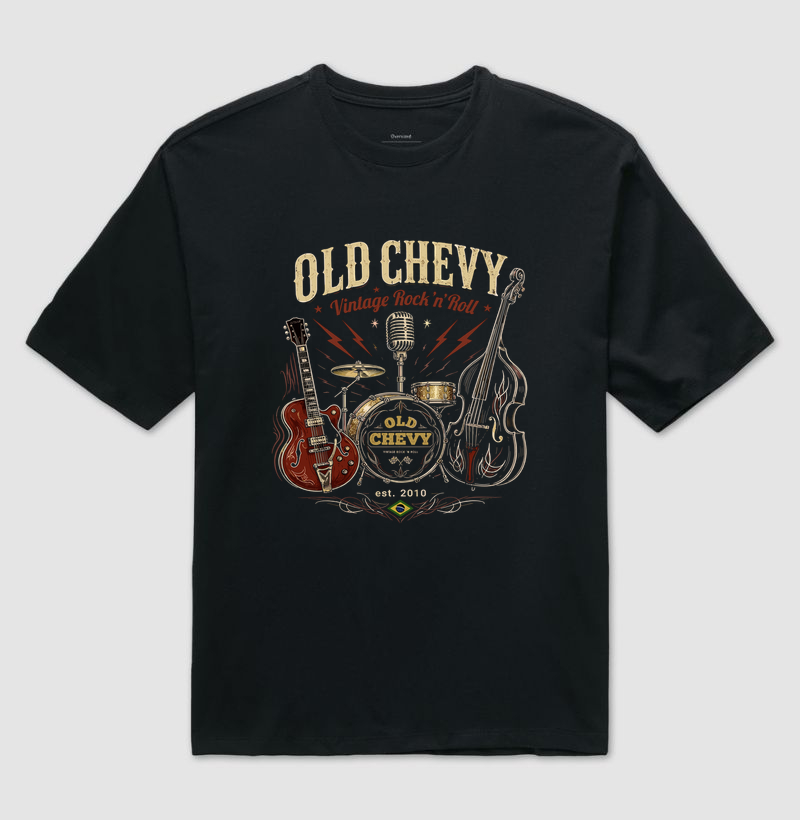 The Rhythm Section | Rhythm & Chrome - Old Chevy - Camiseta Oversized