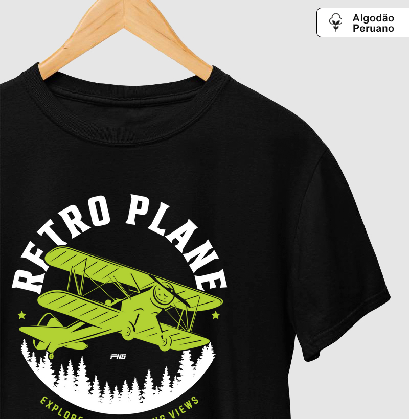 Camiseta Retro plane