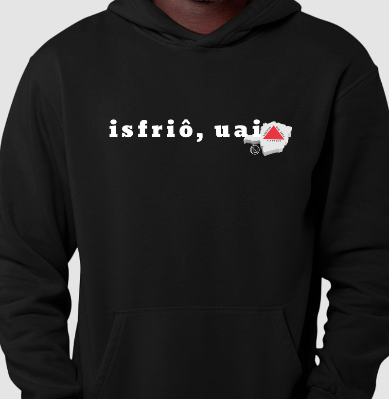 Hoodie moletom Isfriô, uai.