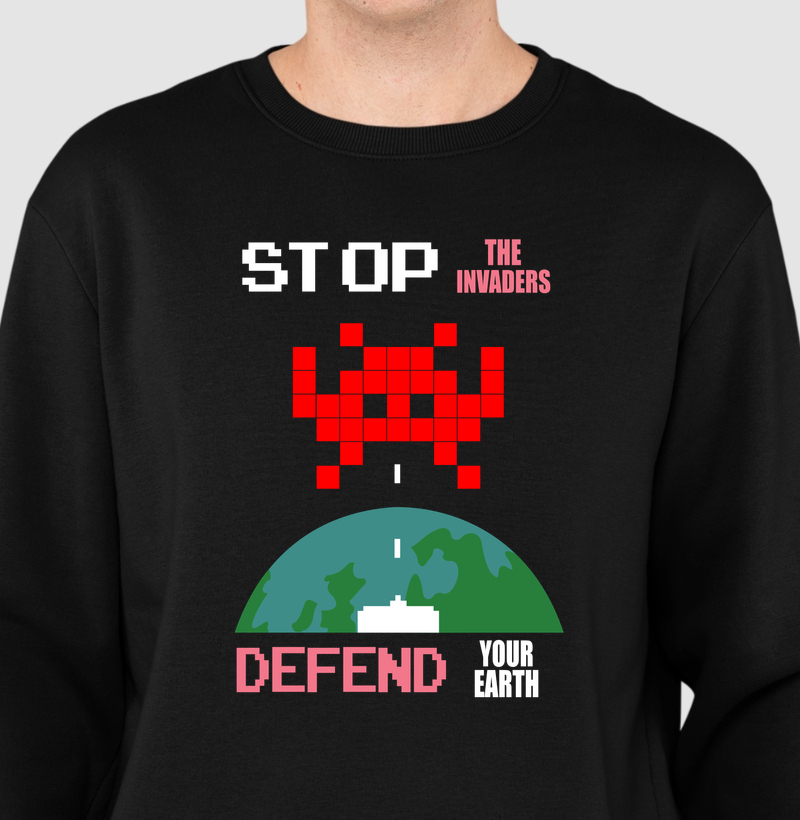 STOP THE INVADERS – Think Tee