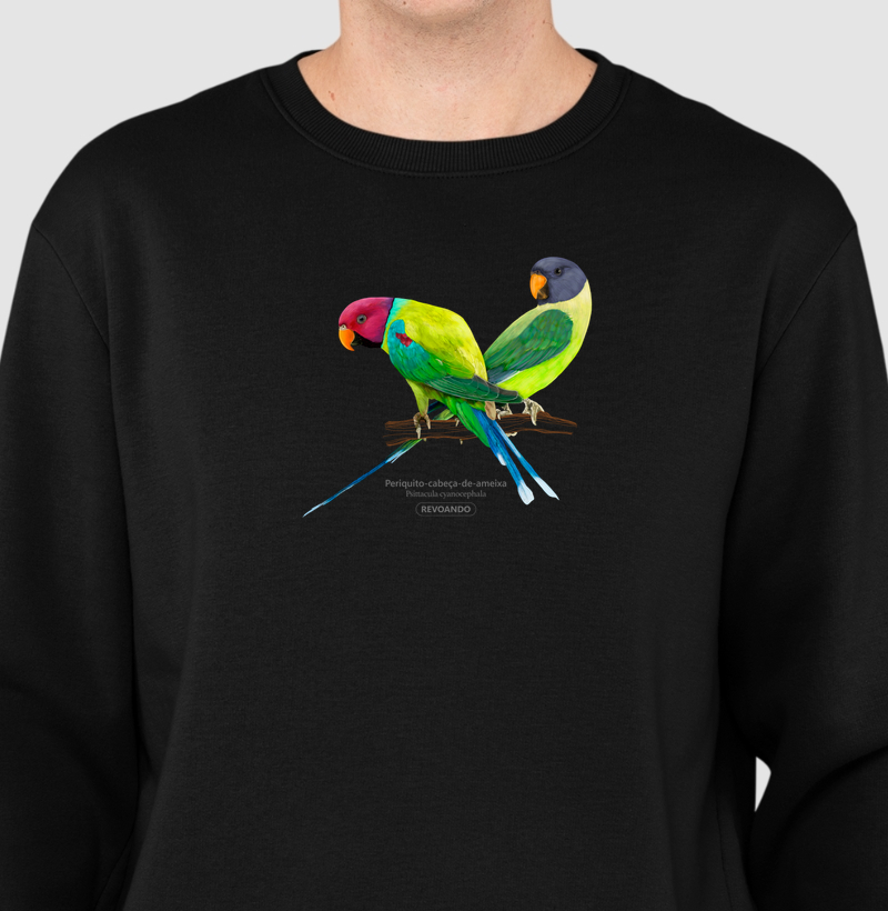 Love Friends - Periquito-cabeça-de-ameixa - Moletom