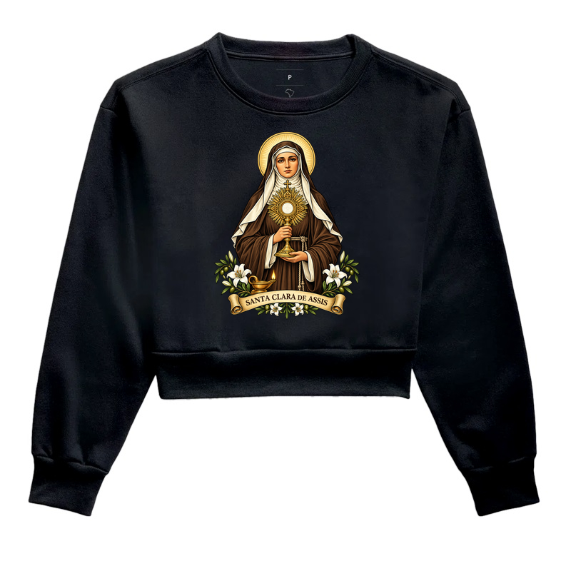 Santa Clara - Cropped Moletom