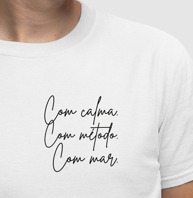 COM CALMA - Camiseta