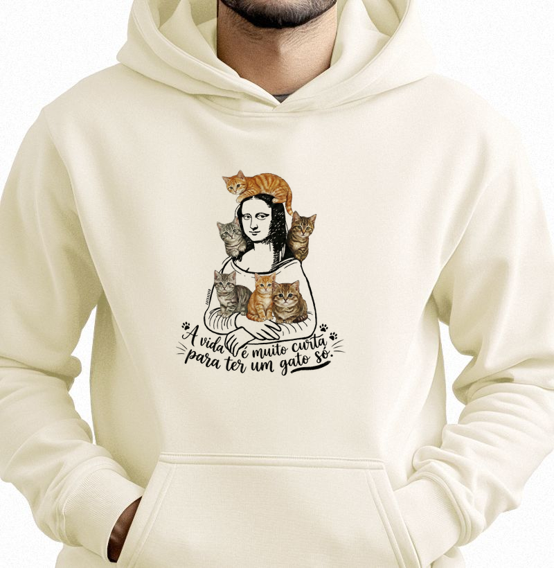 A vida é muito curta para ter um gato só.