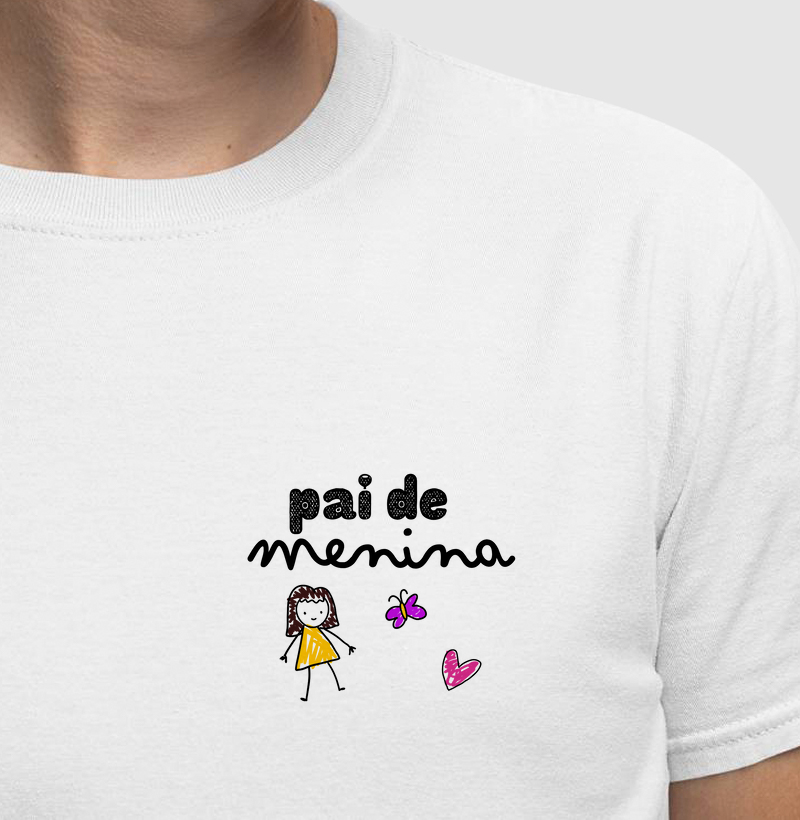Pai de Menina - Desenhista (Minimalista)