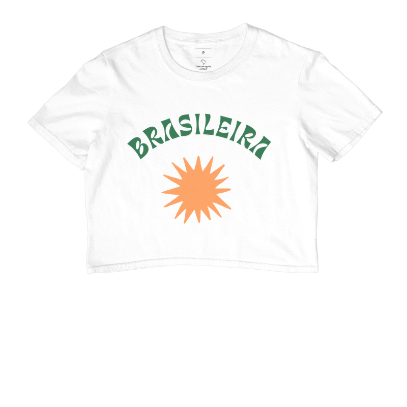 Brasileira fundo branco