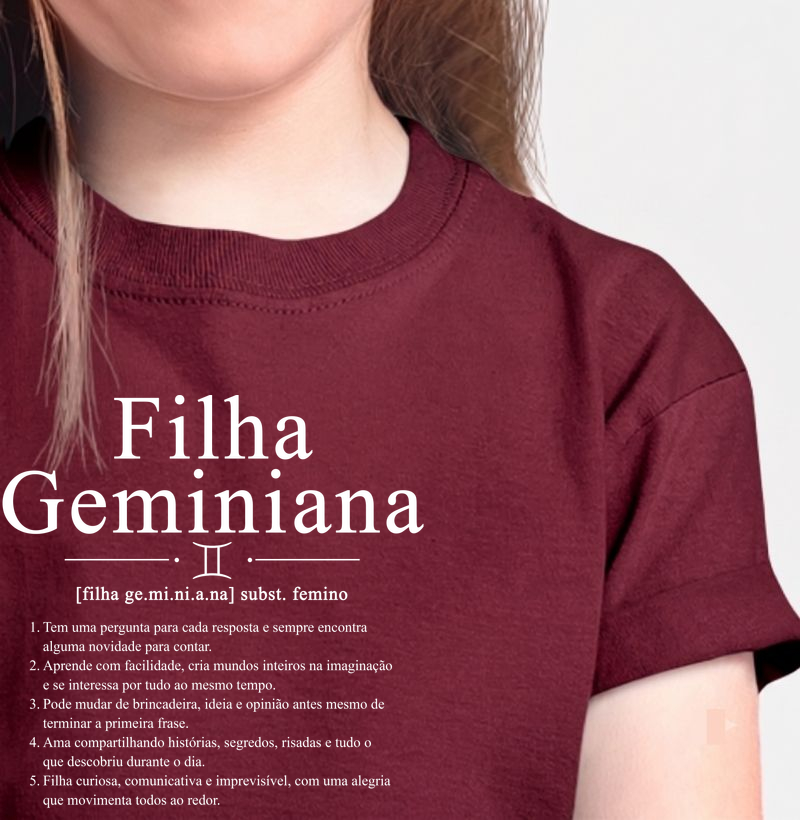 Filha geminiana (infantil) ♊