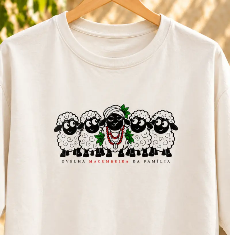 OVELHA MACUMBEIRA - Camiseta Oversized