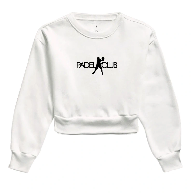 Moletom Cropped Padel Club Logo Central
