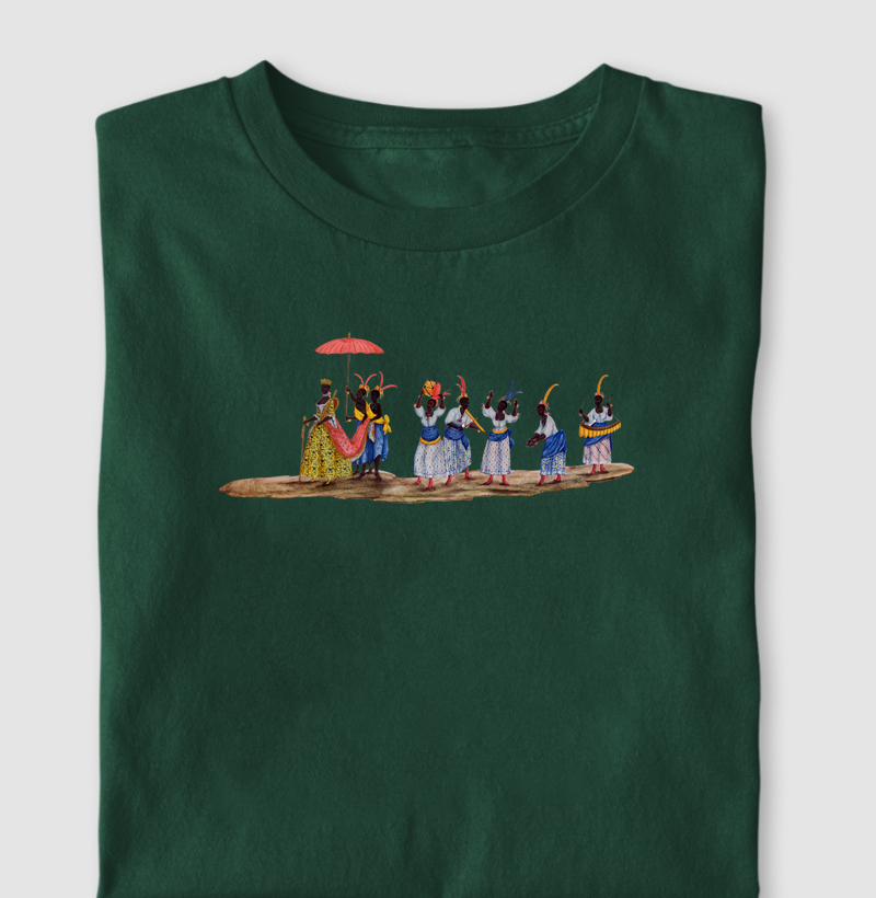 Camiseta Coroação da Rainha na Festa de Reis, Brasil colonial