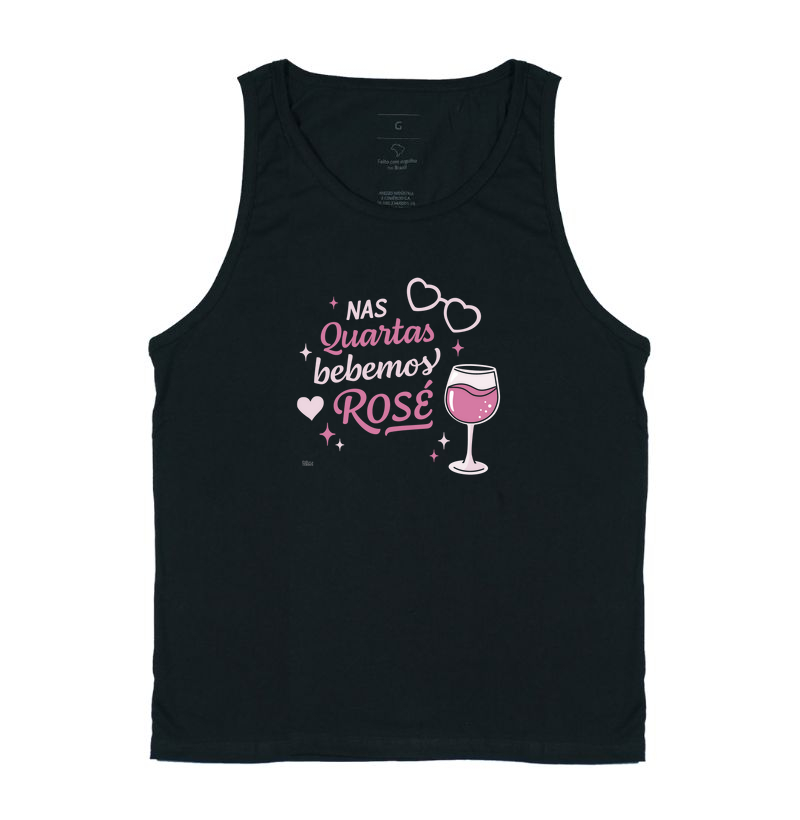 Nas quartas bebemos rosé