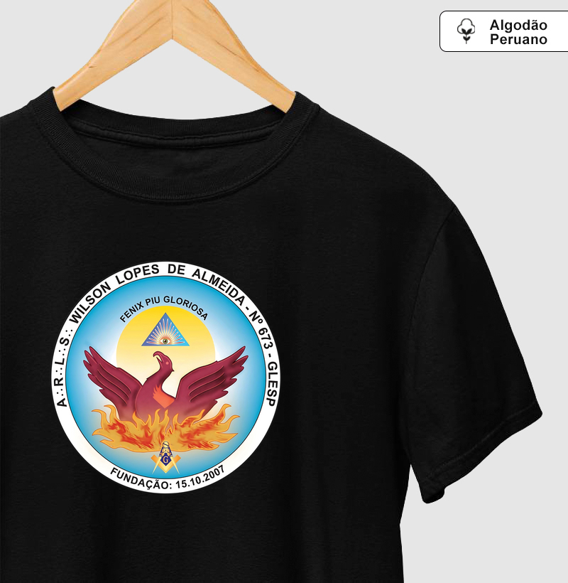 CAMISETA ALGODÃO PERUANO ARLS WILSON LOPES DE ALMEIDA Nº673 - Mr. GADU