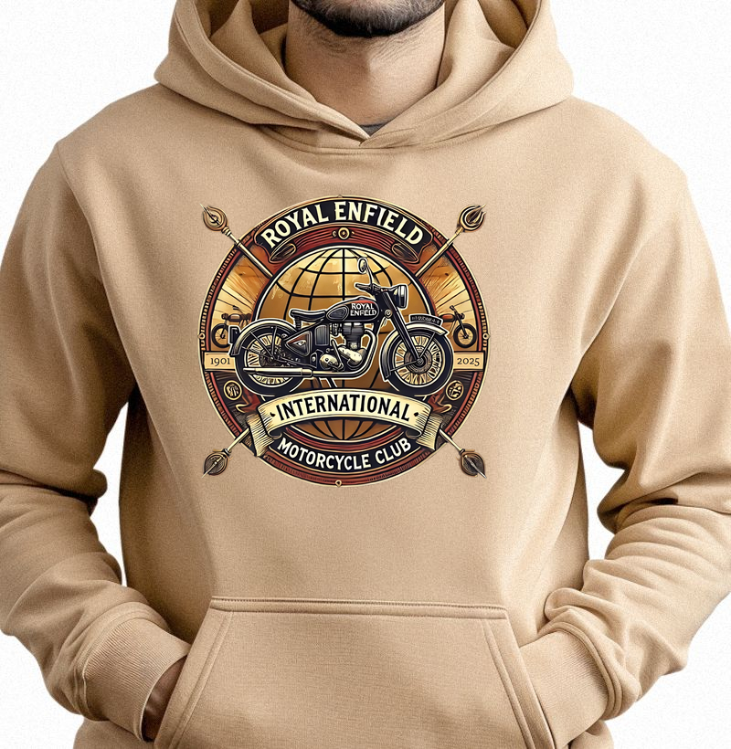 Moletom Hoddie Royal Enfield International Motorcycle Club