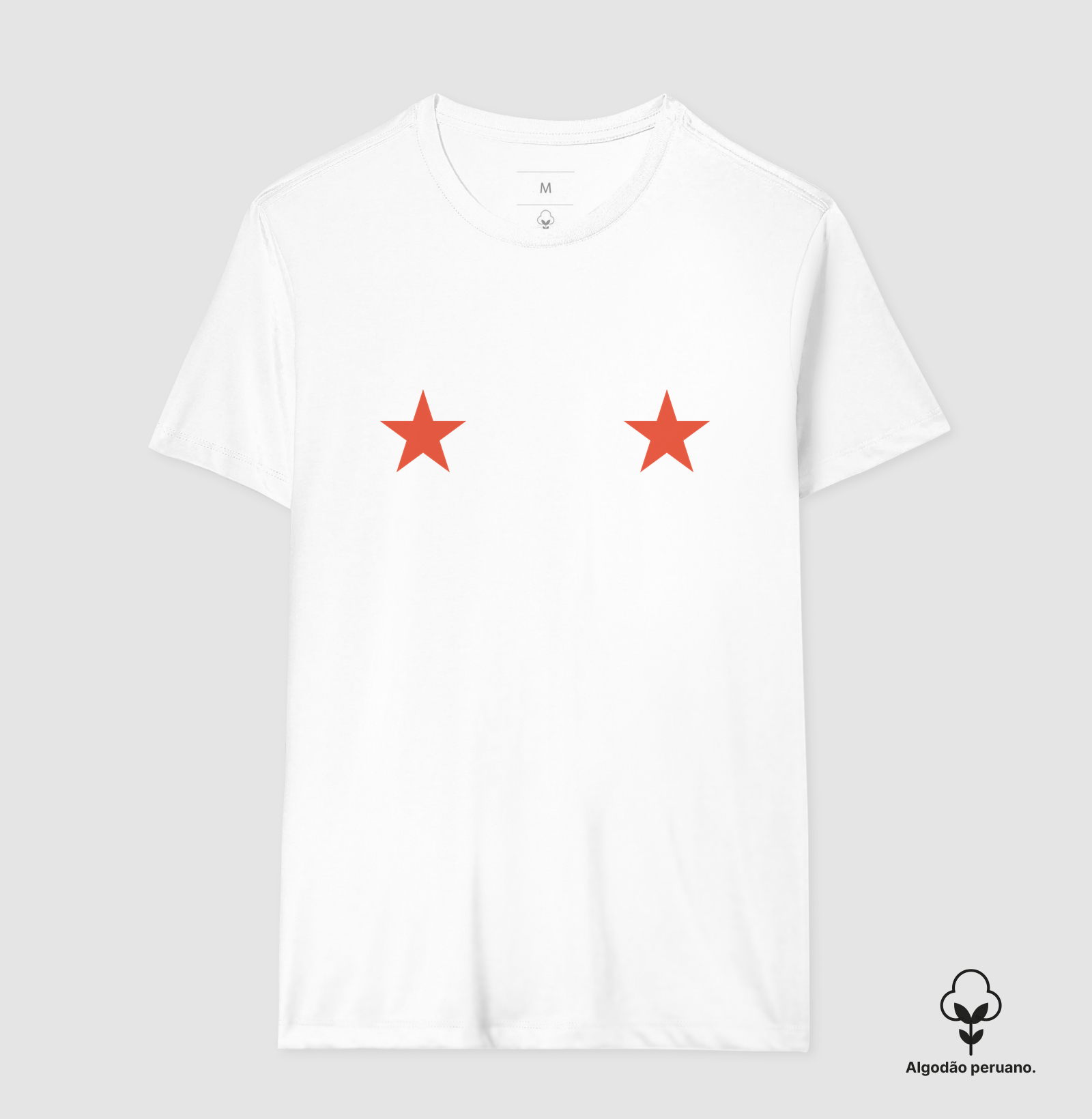 Teta vermelha - Camiseta Algodão Peruano