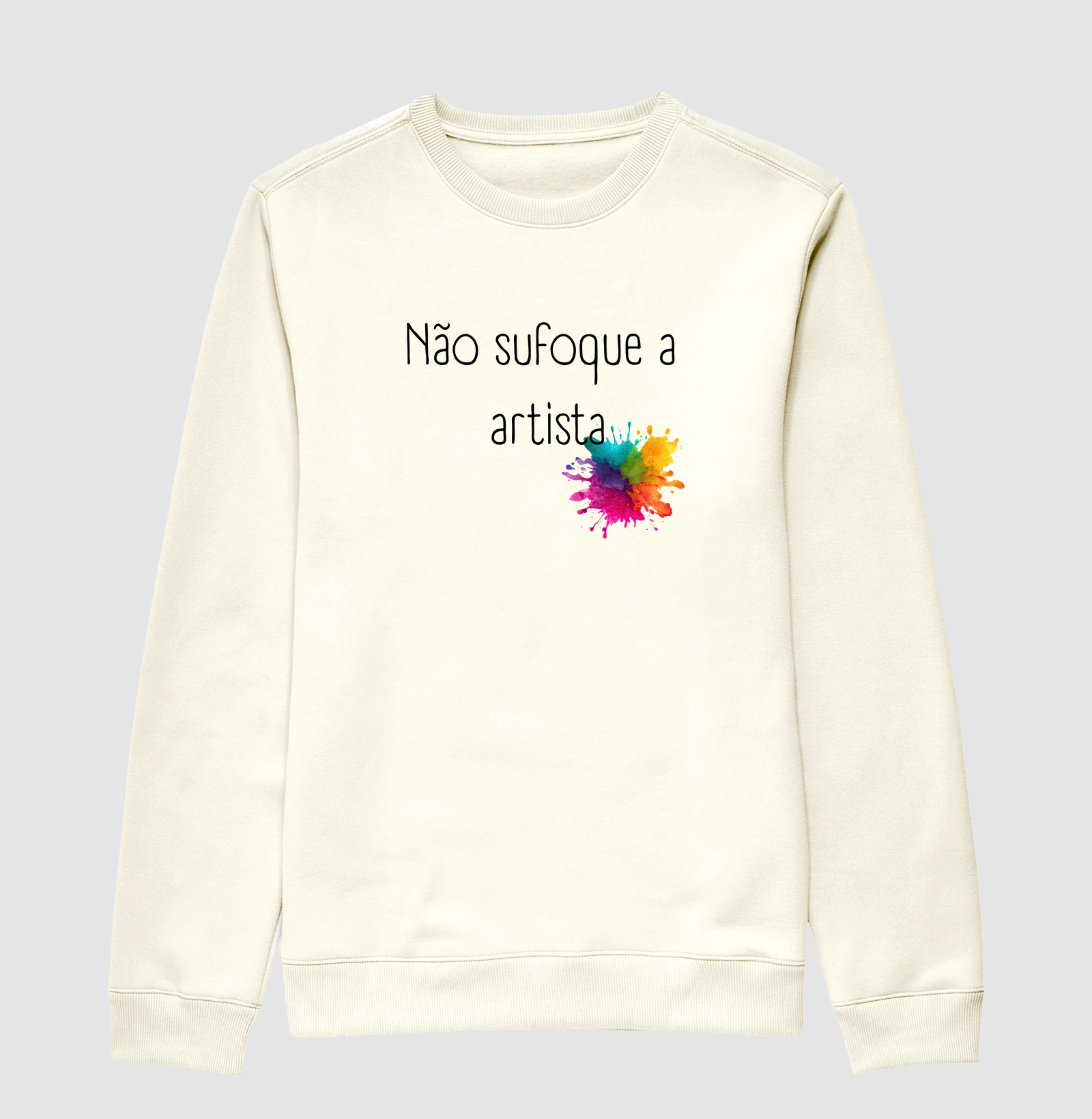 Blusinha não sufoque a artista