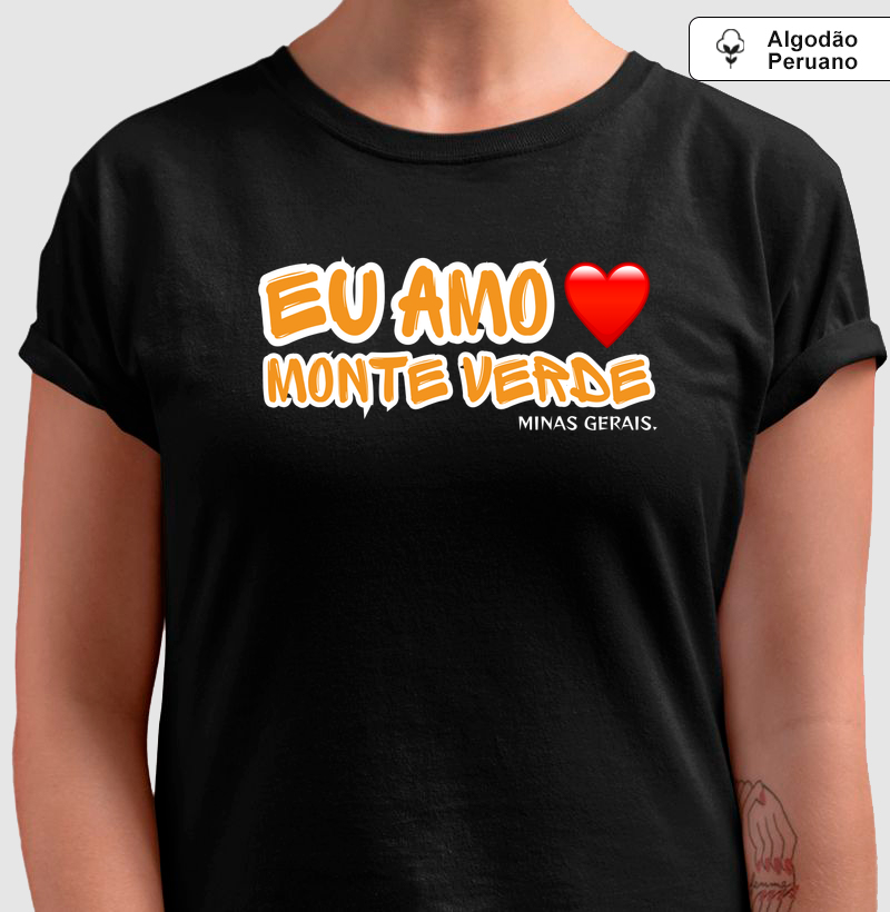 Camiseta Monte Verde Algodão Peruano.