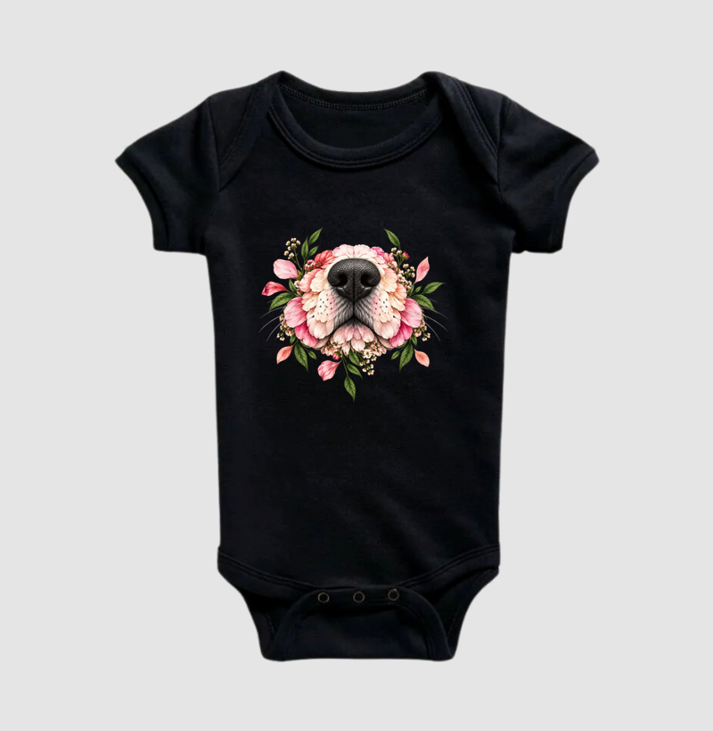 Focinho Florido - Body Infantil