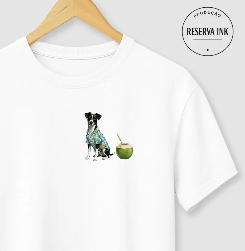 Pinscher Preto e Branco - Férias