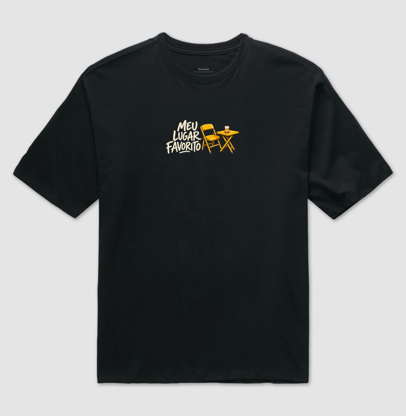 Meu lugar favorito - Camiseta Oversized
