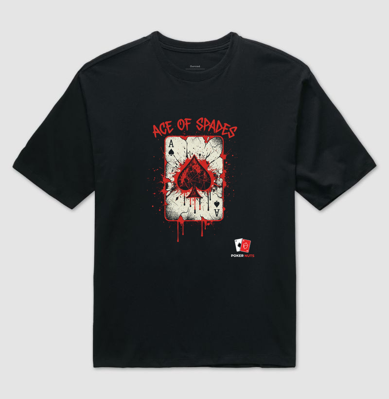 Camiseta Oversized Ace Of Spades