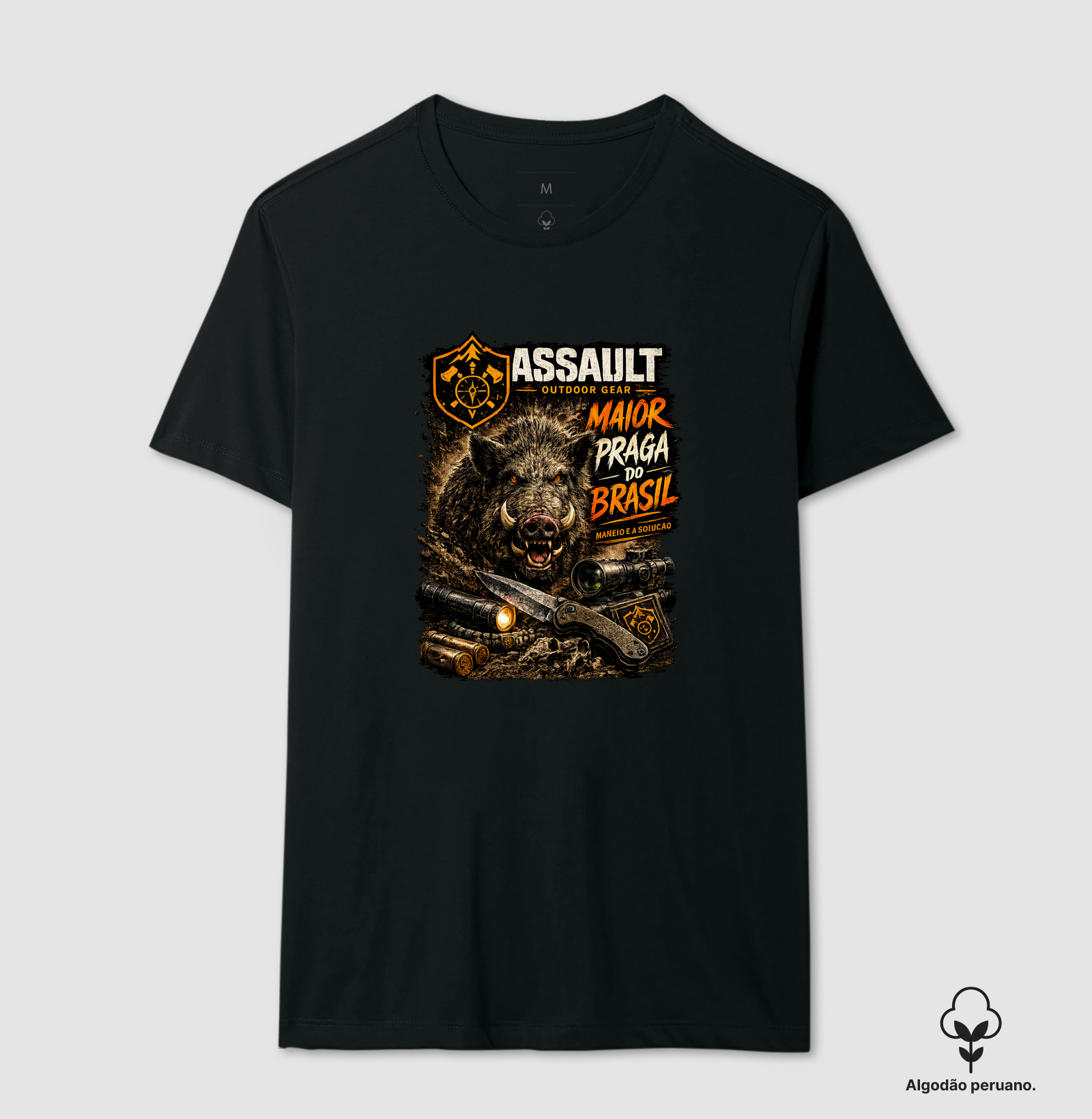 JAVALI - Camiseta Algodão Peruano