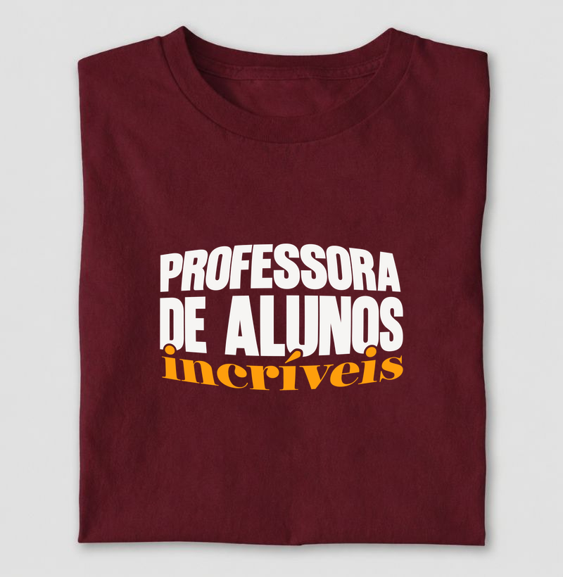 Professora de alunos incríveis