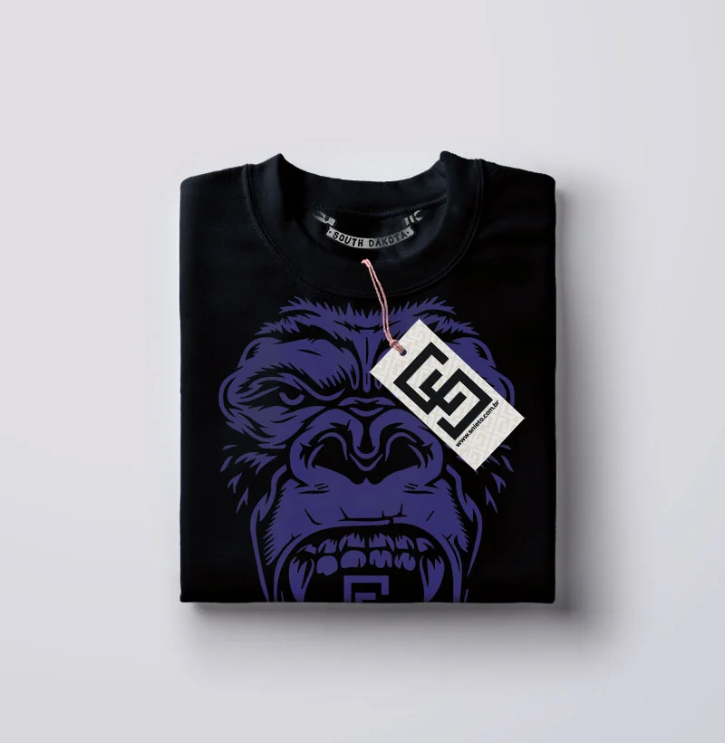 トップス MONKEY Camiseta Masculina e Feminina 