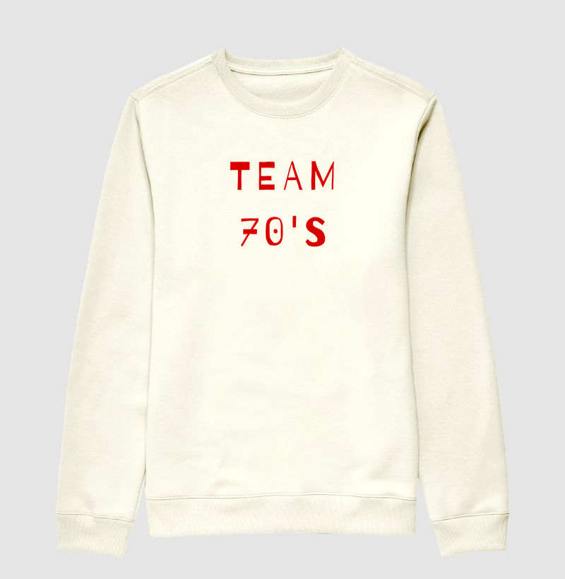 TEAM 70's - Suéter Moletom