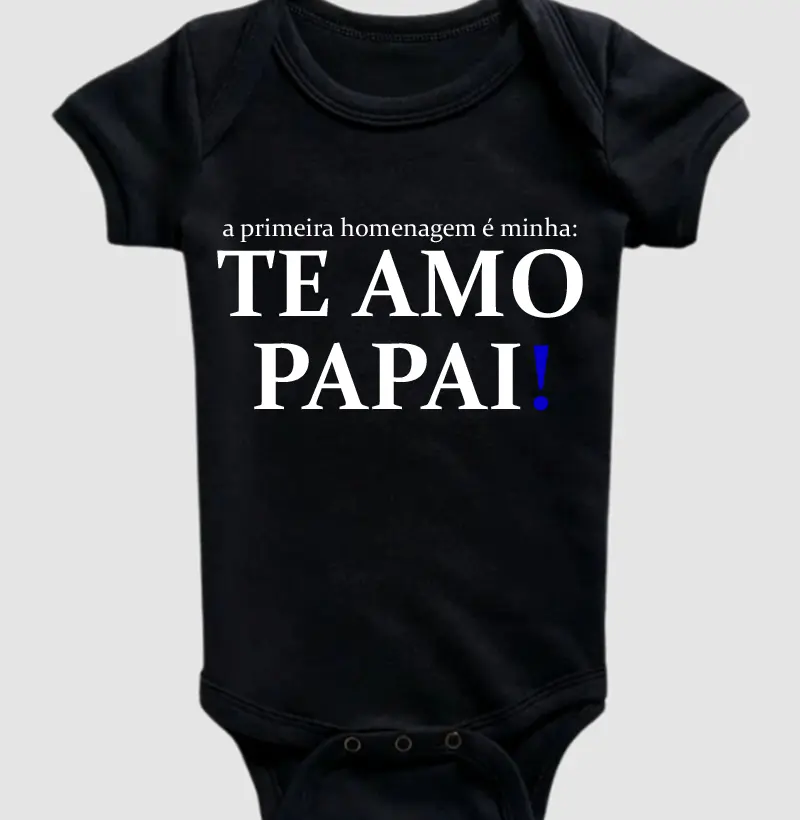A primeira homenagem é minha: TE AMO PAPAI!