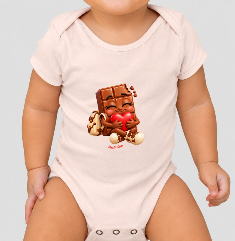 Andinho Coração - Body Infantil