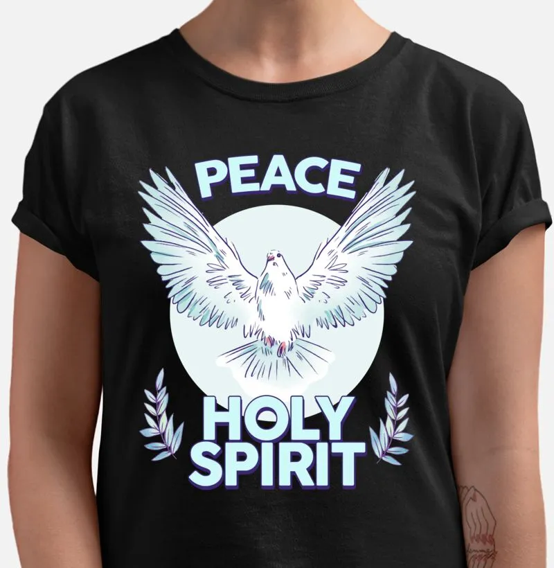 Peace Holy Spirit camiseta qualidade Reserva