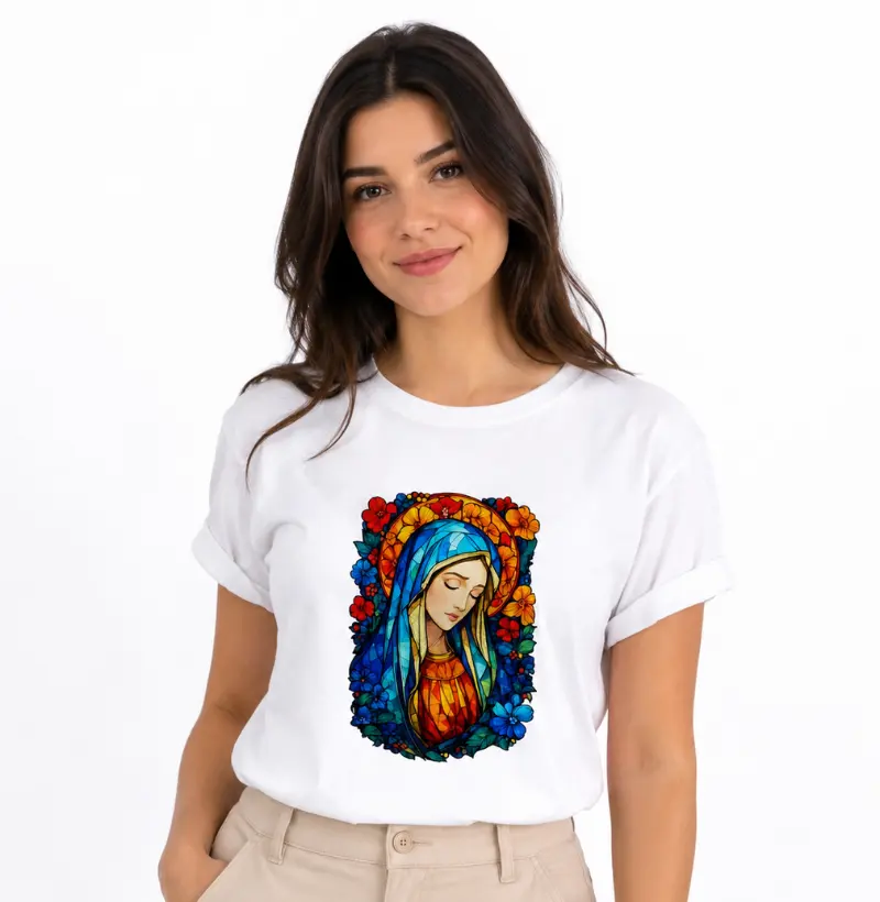 Camiseta Nossa Senhora, Vitral