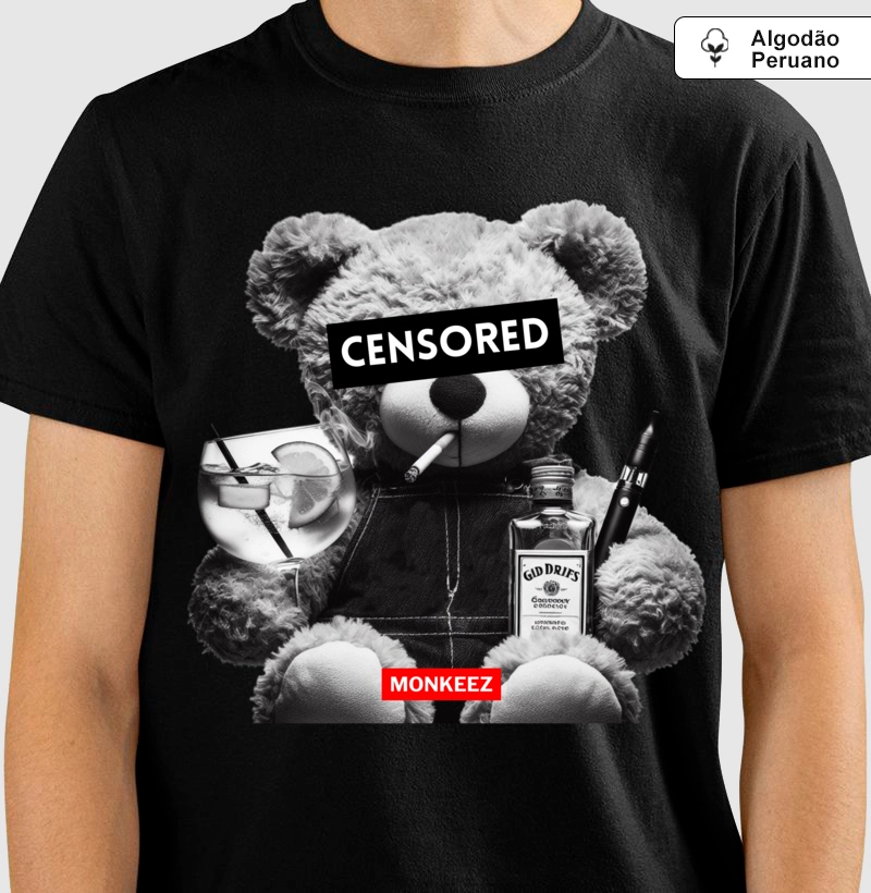 Urso Censored Pelúcia 