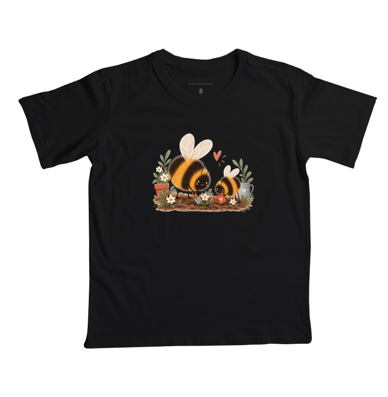 Abelhinhas — Cultivando Amor - Camiseta Infantil