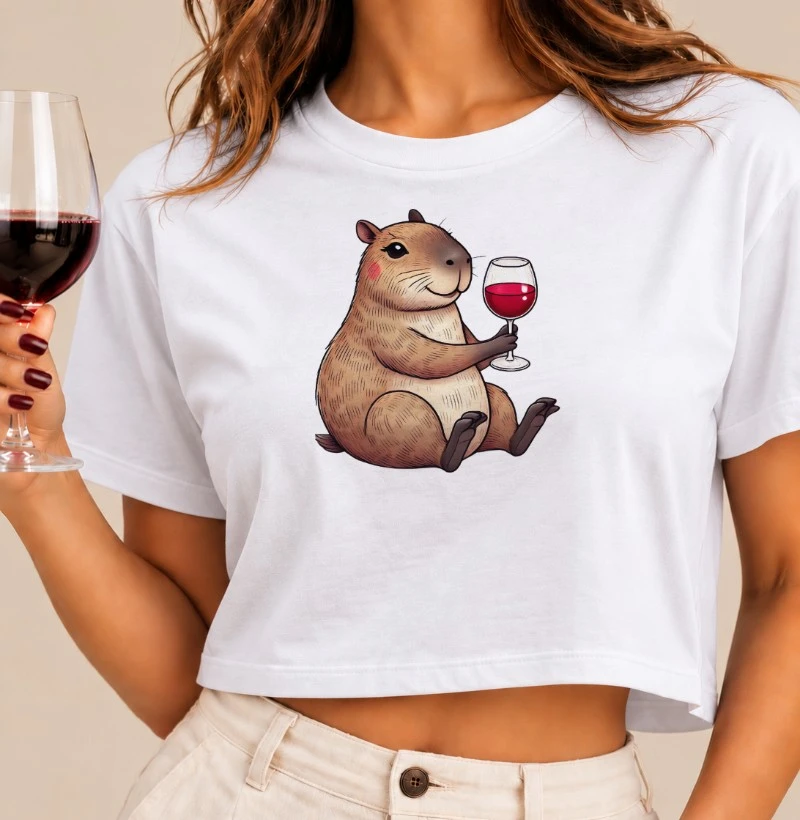 Camiseta Capivinho - Cropped