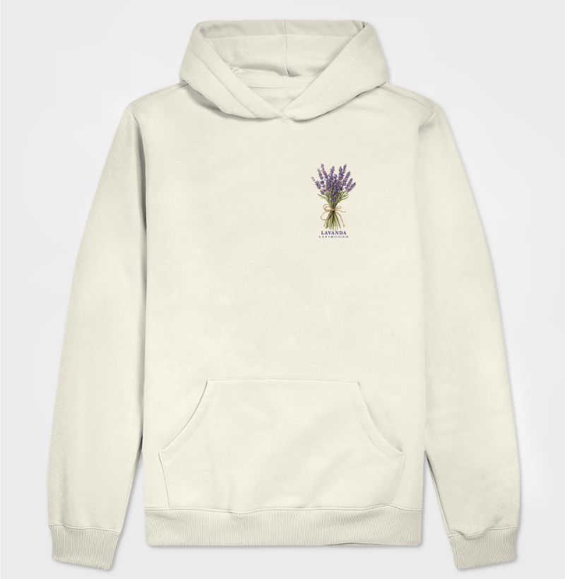 Moletom Hoodie Toque de Lavanda Mini