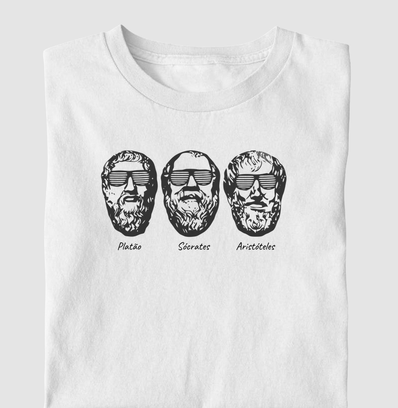 Platão, Sócrates e Aristóteles - Humor Filosófico