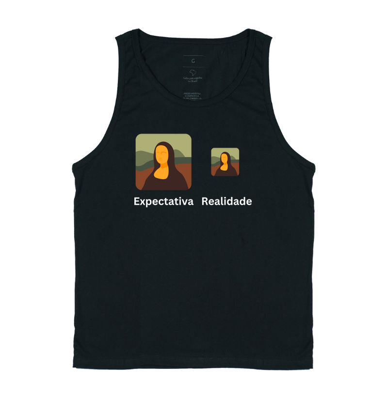 Expectativa x Realidade - Mona Lisa