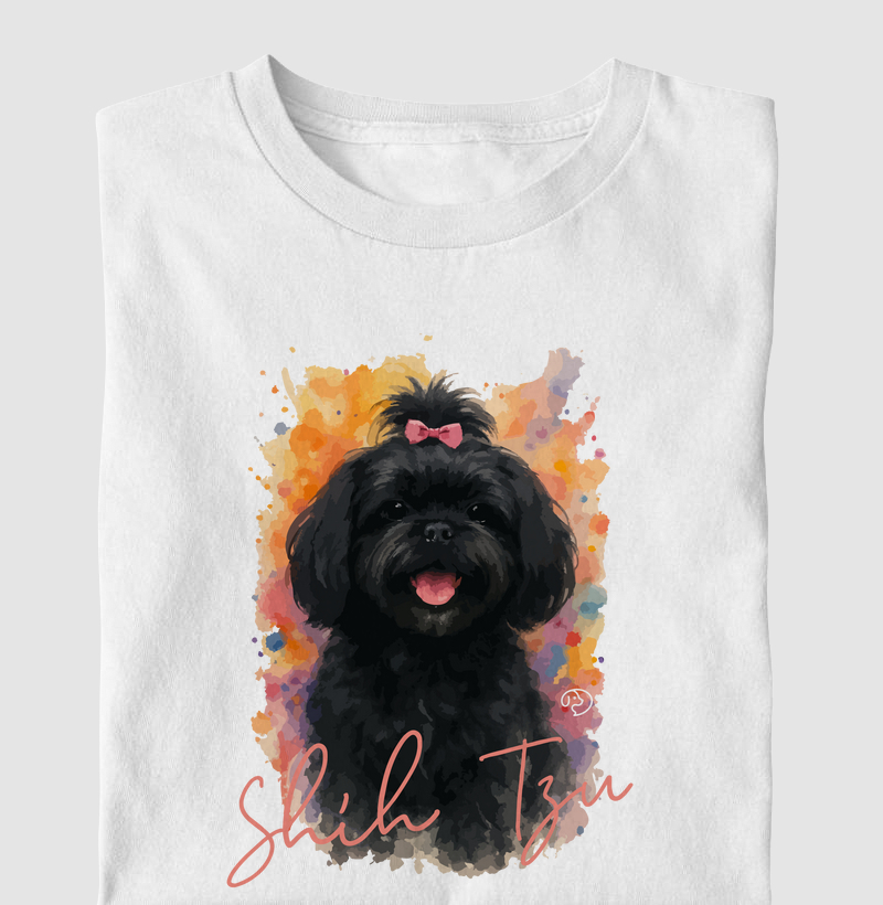 Shih Tzu Black Splash