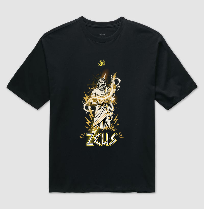 Camiseta Oversized - Zeus (Edição 12 Deuses Olimpianos)