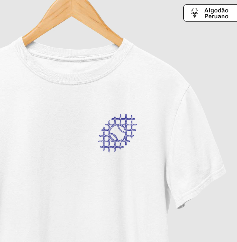 Bolinha da Grade Pocket - Camiseta Algodão Peruano