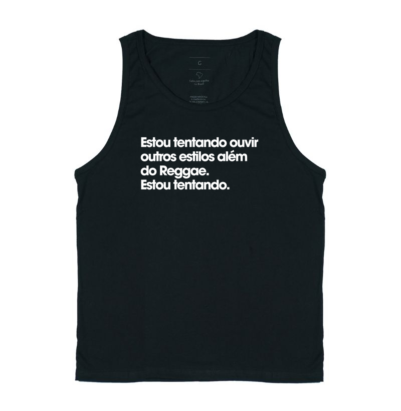 Estou tentando - Regata