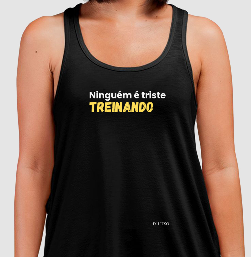 Ninguém é triste treinando