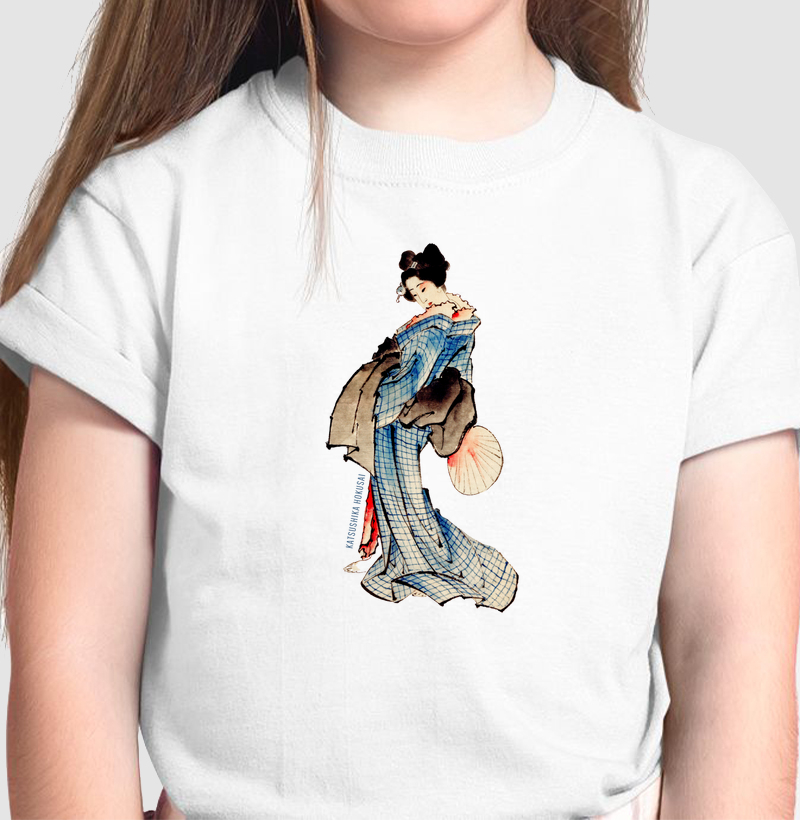 Woman ... Wearing Kimono (1830-1850) - Katsushika Hokusai